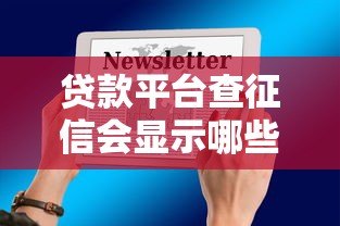 贷款平台查征信会显示哪些内容？这5大信息影响你的审批结果