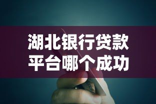 湖北银行贷款平台哪个成功率高？真实数据解析+避坑指南