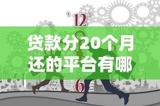 贷款分20个月还的平台有哪些？低息分期方案解析