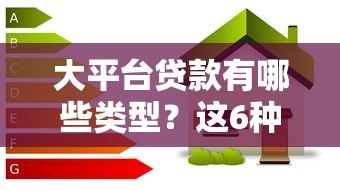 大平台贷款有哪些类型?这6种常见方式你需要了解 大平台贷款有哪些类型?这6种常见方式你需要了解