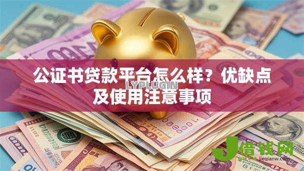 公证书贷款平台怎么样？优缺点及使用注意事项