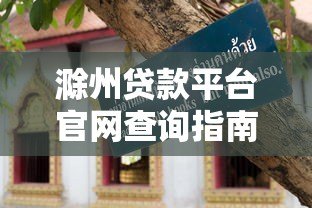 滁州贷款平台官网查询指南：正规渠道与避坑技巧