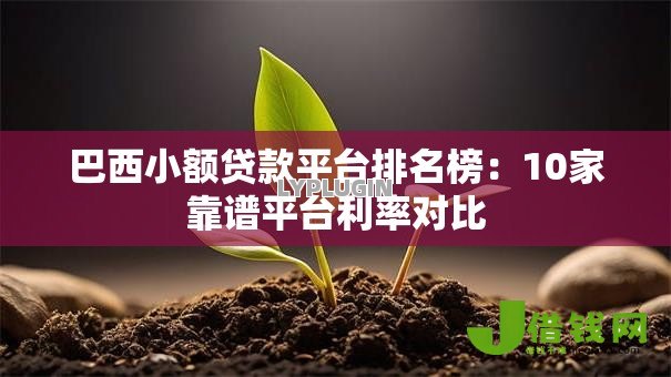 巴西小额贷款平台排名榜：10家靠谱平台利率对比