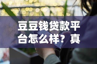 豆豆钱贷款平台怎么样？真实测评优缺点解析