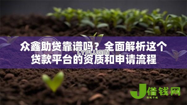 众鑫助贷靠谱吗？全面解析这个贷款平台的资质和申请流程