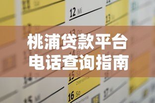 桃浦贷款平台电话查询指南及最新联系方式