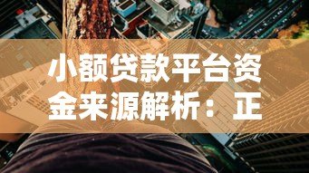 小额贷款平台资金来源解析：正规渠道与风险控制