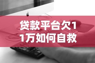 贷款平台欠11万如何自救？真实处理方案全解析