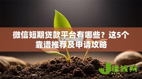 微信短期贷款平台有哪些?这5个靠谱推荐及申请攻略 微信短期贷款平台有哪些?这5个靠谱推荐及申请攻略