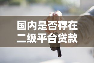 国内是否存在二级平台贷款？这些渠道必须了解