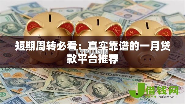 短期周转必看：真实靠谱的一月贷款平台推荐