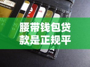 腰带钱包贷款是正规平台吗？深度解析其安全性及资质