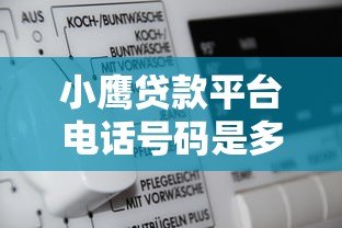 小鹰贷款平台电话号码是多少？官方联系方式及查询方法