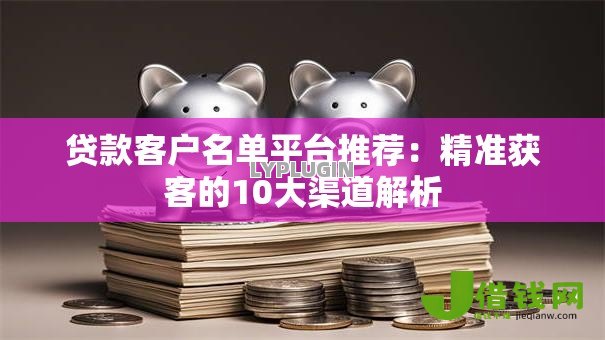 贷款客户名单平台推荐:精准获客的10大渠道解析 贷款客户名单平台推荐:精准获客的10大渠道解析