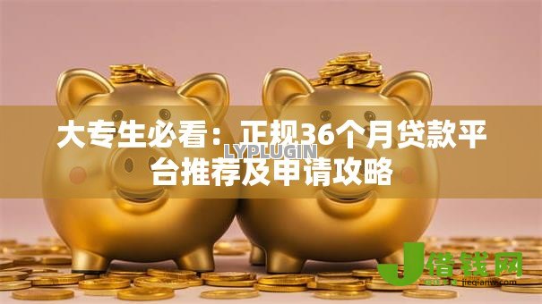 大专生必看：正规36个月贷款平台推荐及申请攻略