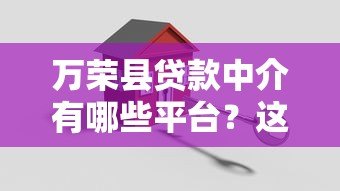 万荣县贷款中介有哪些平台？这5家正规机构值得选
