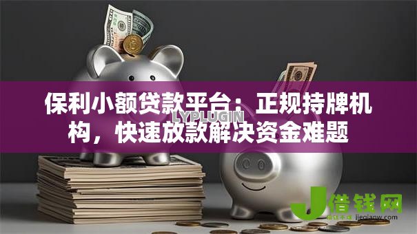 保利小额贷款平台:正规持牌机构,快速放款解决资金难题 保利小额贷款平台:正规持牌机构,快速放款解决资金难题