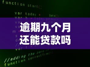逾期九个月还能贷款吗？真实平台分析与应对策略
