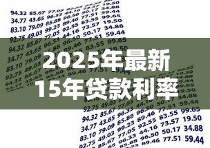 2025年最新15年贷款利率是多少:2015年银行贷款基准利率多少 2025年最新15年贷款利率是多少:2015年银行贷款基准利率多少