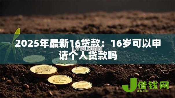 2025年最新16贷款：16岁可以申请个人贷款吗