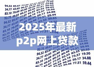 2025年最新p2p网上贷款：网上借贷平台如何保障资金安全