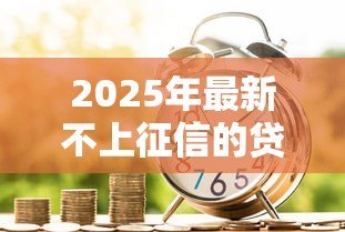 2025年最新不上征信的贷款公司：哪些贷款机构不影响个人信用记录