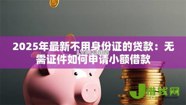 2025年最新不用身份证的贷款:无需证件如何申请小额借款 2025年最新不用身份证的贷款:无需证件如何申请小额借款