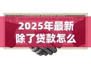 2025年最新除了贷款怎么能快速弄到钱：快速筹集资金的非贷款方式有哪些