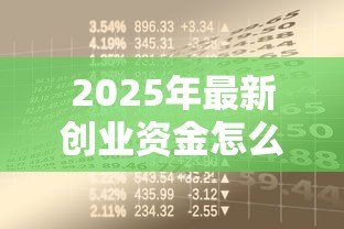 2025年最新创业资金怎么申请贷款：如何获取创业贷款资金