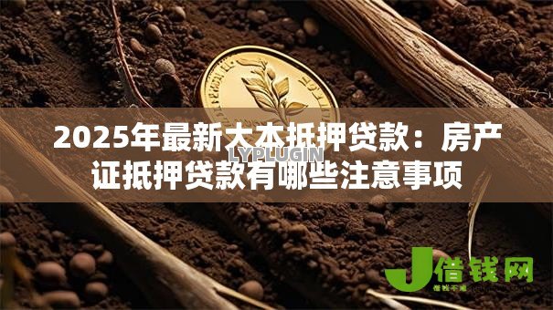 2025年最新大本抵押贷款:房产证抵押贷款有哪些注意事项 2025年最新大本抵押贷款:房产证抵押贷款有哪些注意事项