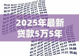 2025年最新贷款5万5年利息多少：五万元贷五年需支付多少利息