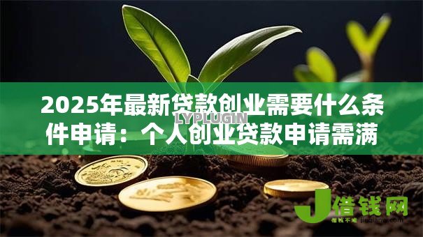 2025年最新贷款创业需要什么条件申请：个人创业贷款申请需满足哪些资质