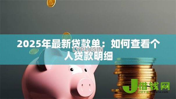 2025年最新贷款单：如何查看个人贷款明细