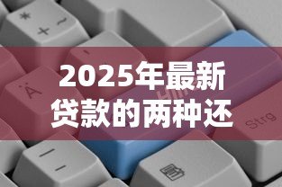 2025年最新贷款的两种还款方式：贷款分期和一次性还款哪个更划算