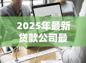 2025年最新贷款公司最快：哪家贷款机构放款速度最快