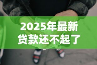 2025年最新贷款还不起了：无力偿还贷款该怎么办