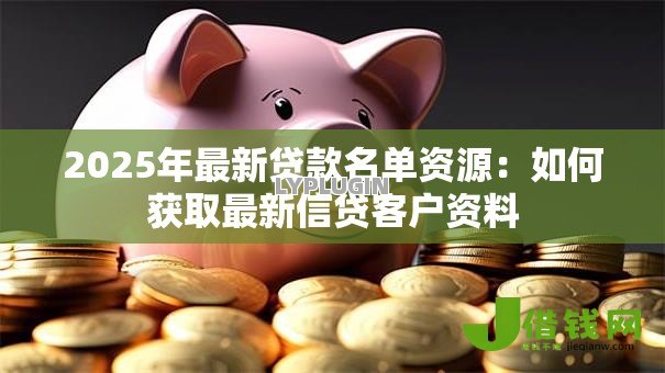 2025年最新贷款名单资源：如何获取最新信贷客户资料