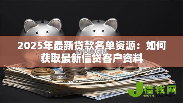 2025年最新贷款名单资源：如何获取最新信贷客户资料