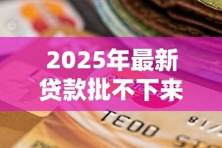 2025年最新贷款批不下来：申请被拒原因有哪些
