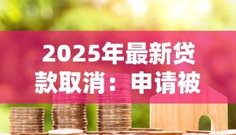 2025年最新贷款取消：申请被拒后如何恢复借款资格