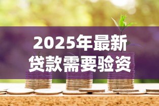 2025年最新贷款需要验资吗：贷款前需提供资金证明吗