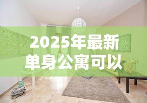 2025年最新单身公寓可以贷款吗：单身公寓能否办理抵押贷款