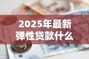2025年最新弹性贷款什么意思:灵活借贷方案如何满足资金需求 2025年最新弹性贷款什么意思:灵活借贷方案如何满足资金需求