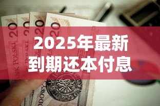 2025年最新到期还本付息的贷款:贷款到期如何一次性偿还本息 2025年最新到期还本付息的贷款:贷款到期如何一次性偿还本息