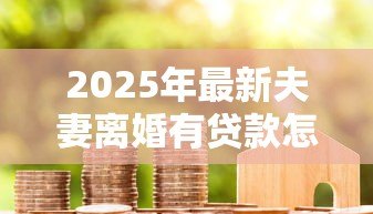 2025年最新夫妻离婚有贷款怎么办：离婚夫妻贷款债务如何分担