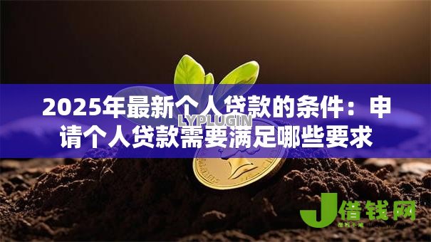 2025年最新个人贷款的条件：申请个人贷款需要满足哪些要求