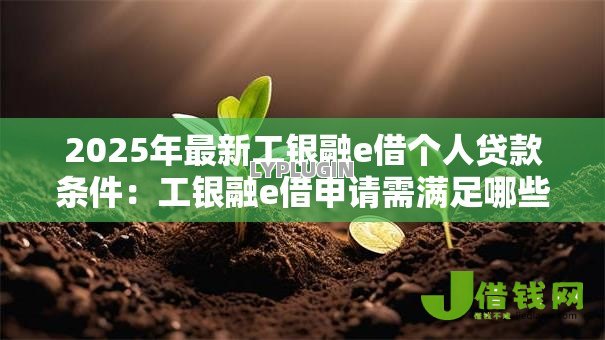 2025年最新工银融e借个人贷款条件：工银融e借申请需满足哪些个人条件