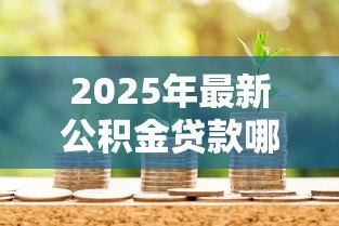 2025年最新公积金贷款哪个银行：哪家银行办理公积金贷款好