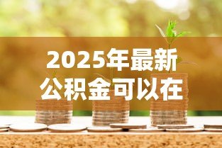 2025年最新公积金可以在银行贷款吗：公积金贷款如何通过银行办理