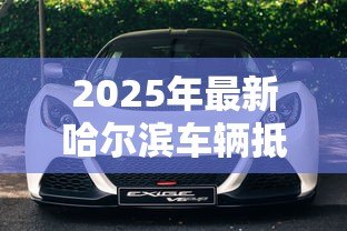 2025年最新哈尔滨车辆抵押贷款:哈尔滨车抵贷条件及流程详解 2025年最新哈尔滨车辆抵押贷款:哈尔滨车抵贷条件及流程详解